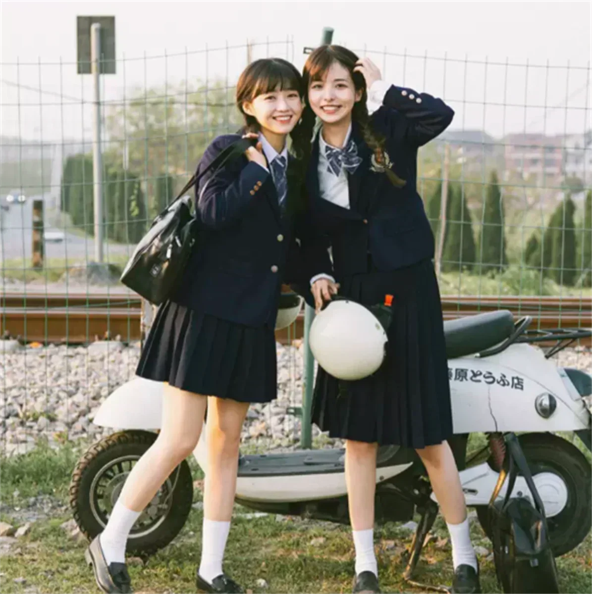 JK Uniform Female Academy Style High School Student Class Uniform Summer Japanese Suit Coat Spring and Autumn