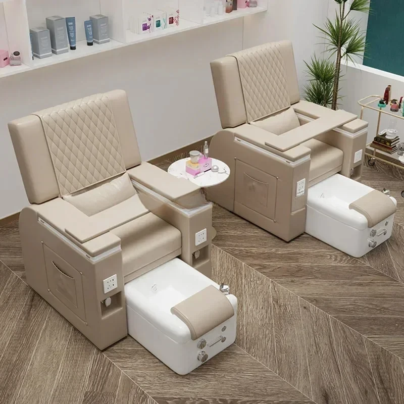 

Nails Salon Luxury Pedicure Chair Professional Spa Electric Pedicure Chair Reclining Massage Silla Beauty Salon Furniture