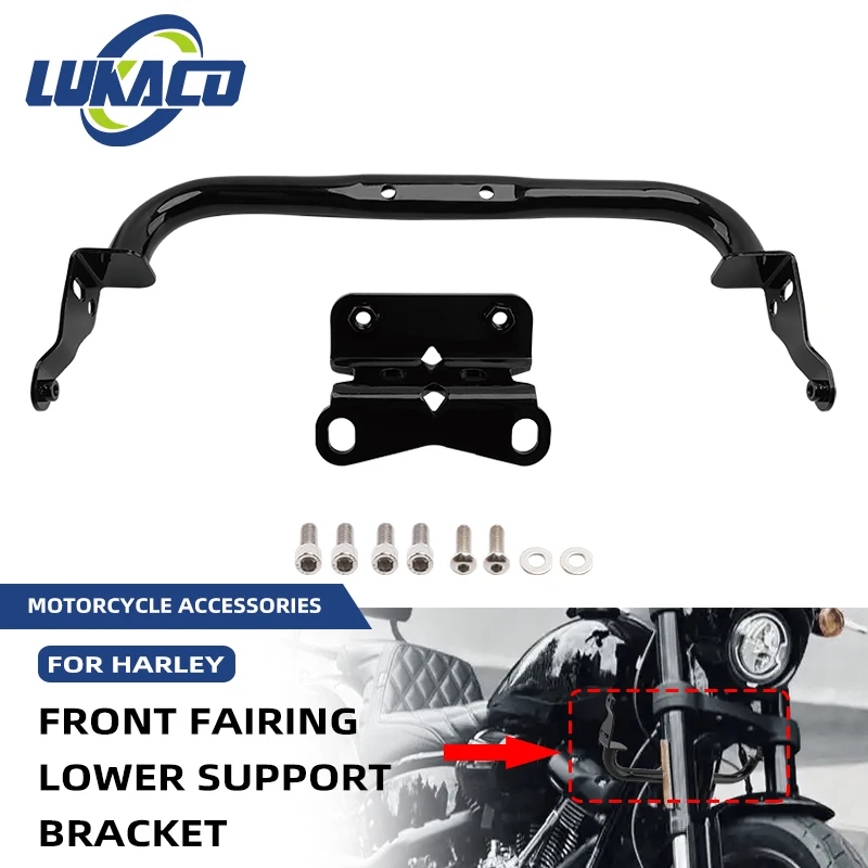 

Motorcycle Front Fairing Lower Support Bracket Turn Signal Mount For Harley Low Rider ST FXLRST 2022-2025 El Diablo FXRST 2022