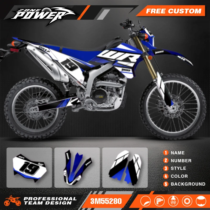 

Наборы наклеек с графикой мотоцикла Powerzone для Yamaha WR250R WR250 2008-2020 14