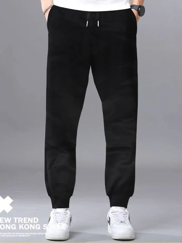 

Джинсы с поясом на резинке American street, Модные свободные прямые джинсы с поясом на резинке для мужчин и женщин, для похудения, с эффектом потертости