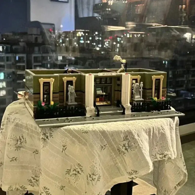 2025 museu de história natural maior conjunto de construção modular arquitetura vista rua blocos de construção brinquedos para crianças presentes natal