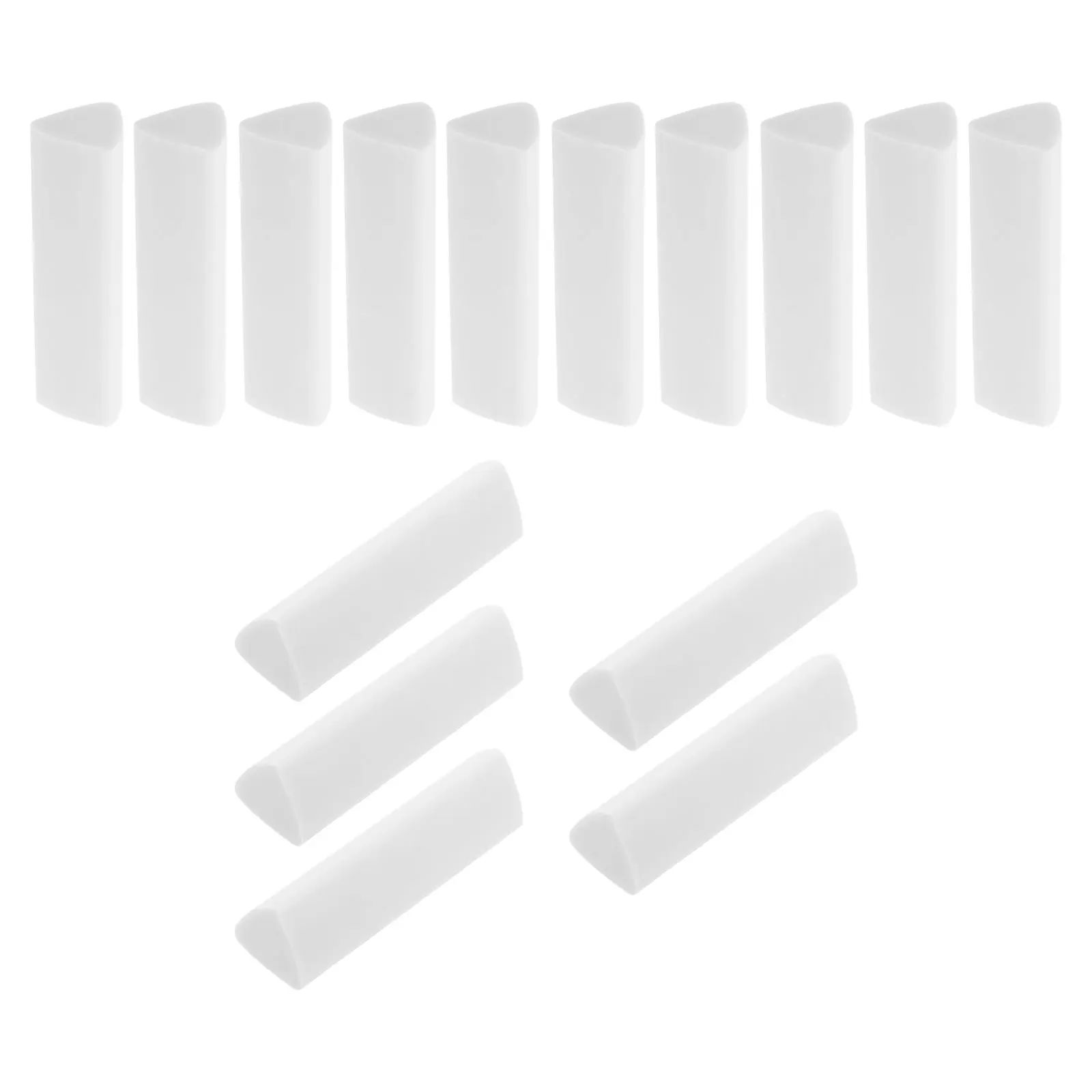 

15 Pcs Erasers Triangle for Kids Pencils Artists Drawing Supplies Adults Child White