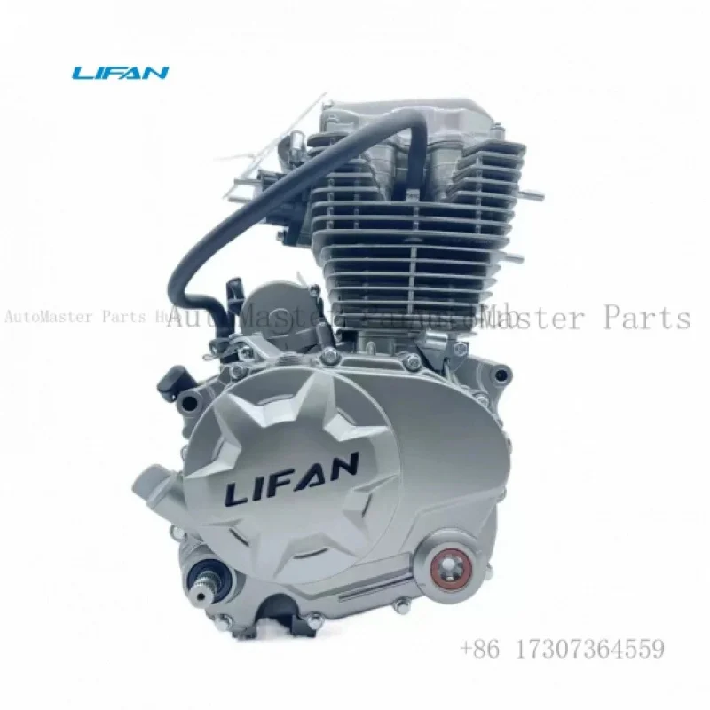 Motor Lifan Refrigerado por Aire para Motocicleta, Triciclo de Carga de Tres Ruedas, 125cc 150cc 200cc 250cc, Cilindro Plateado, Color Plateado, con Certificación CCC para Honda