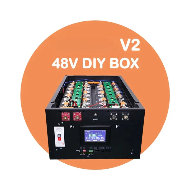 V2 new design 15kwh iron phosphate box battery accessories 48v lithium