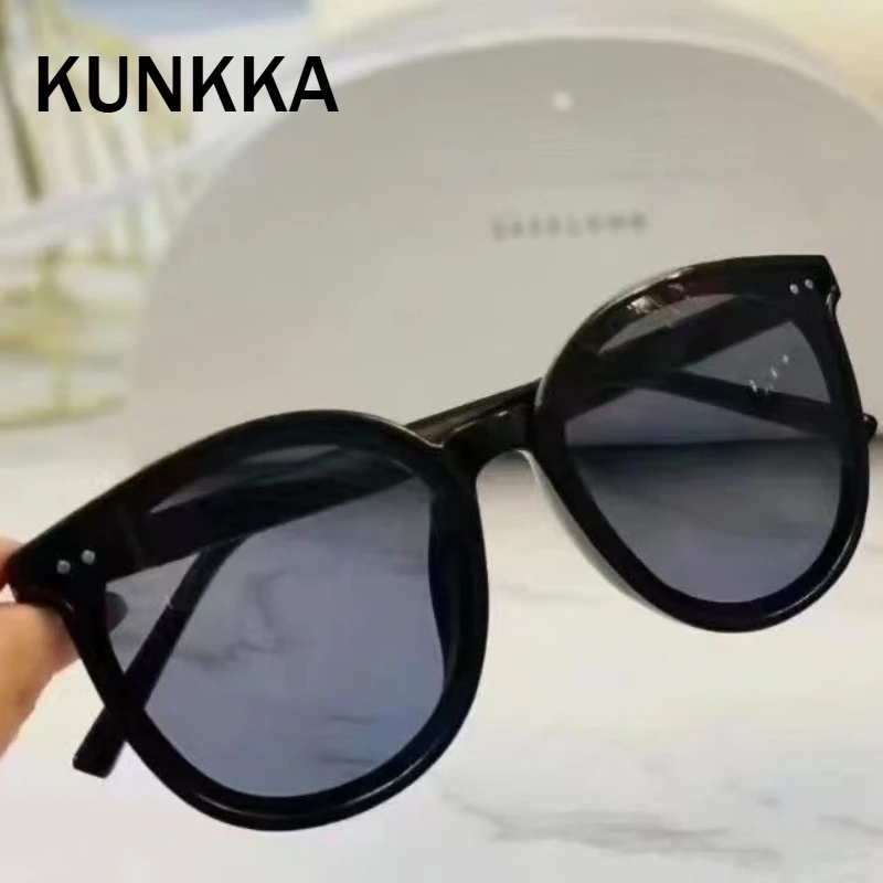 New Retro Round Sunglasses Women Fashion Men Shade Eyewear Simple Design Trend Sun Glasses UV400 Unisex Decorative Glasses