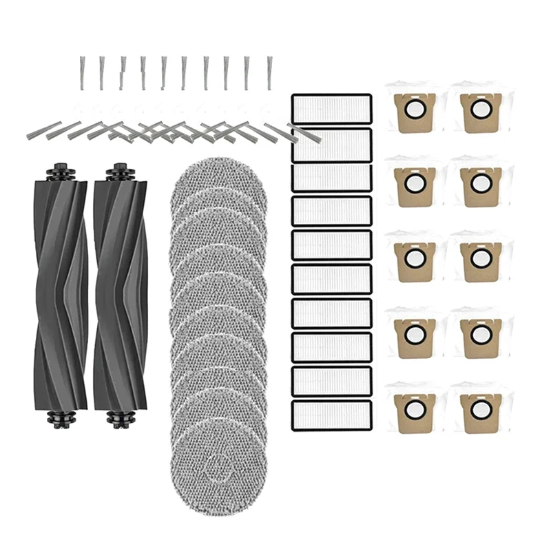 

A28F-Fit For Dreame Bot L20 Ultra / X20 Pro Robot Vacuums Mop Cloths Rags Hepa Filter Dust Bags Replacement Parts Accessories 1S