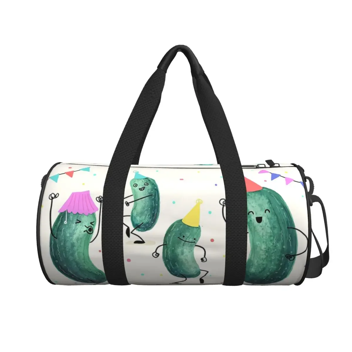 

Pickle Party Large Duffle Gym Bag Multi-Functional Duffle Travel Bags Handbags Fitness bag