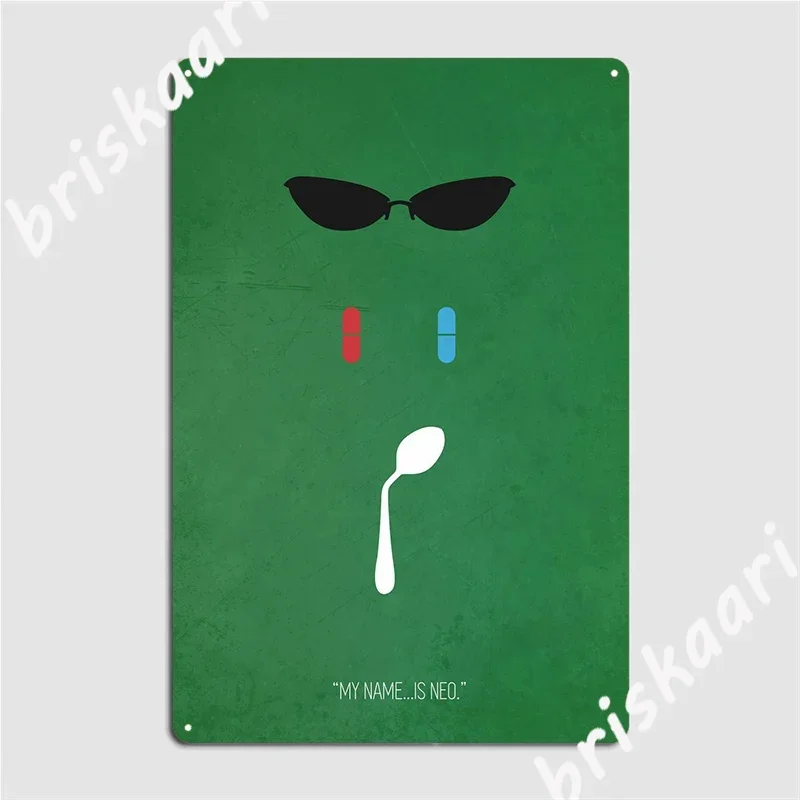 The Matrix Movie Poster Metal Plaque Poster Wall Cave Plates Home Create Tin Sign Posters