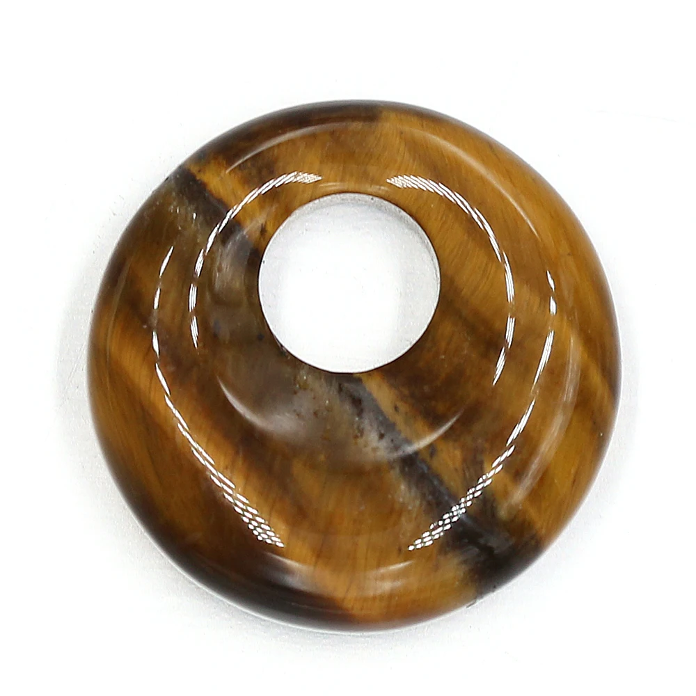 Natural Stone Green Aventurine Agate Amethyst Opal Large Hole Beads DIY for Making Jewelry Accessories Gift 18mm Hole 5.5mm