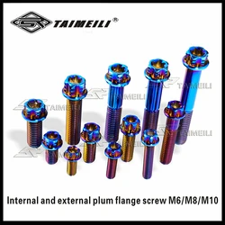 Vite in titanio TAIMEILI, vite flangiata testa torx muslimb/2025/3035/40/55/60/70mm passo filettatura vite 1.25/1.5 freni moto