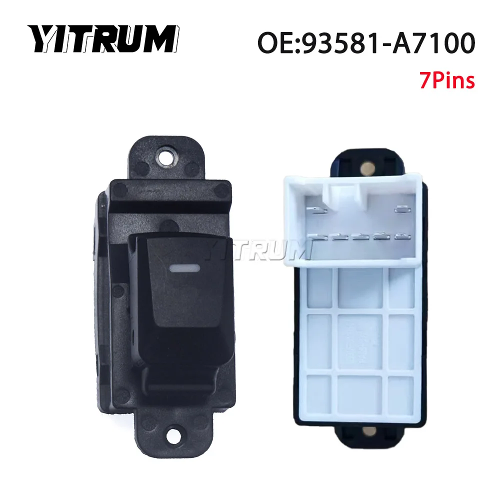 YITRUM 93581-A7100 93571-A7000  Autodown Power Window Switch Button For Kia Forte Cerato K3 2014 2015 2016 2017 2018