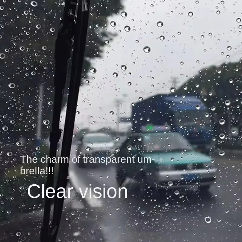 ร่มใสแฟชั่นหนาสําหรับคนดังออนไลน์ ร่มพับแบบพกพาแบบแมนนวลร่มที่จําเป็นในครัวเรือน