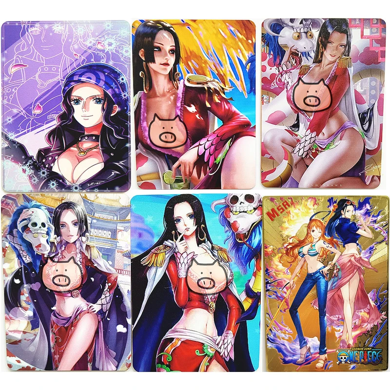 

Anime One Piece Diy Collection Card Boa Hancock Yamato Nico Robin Monkey D Luffy Roronoa Zoro Christmas Birthday Gifts Toys