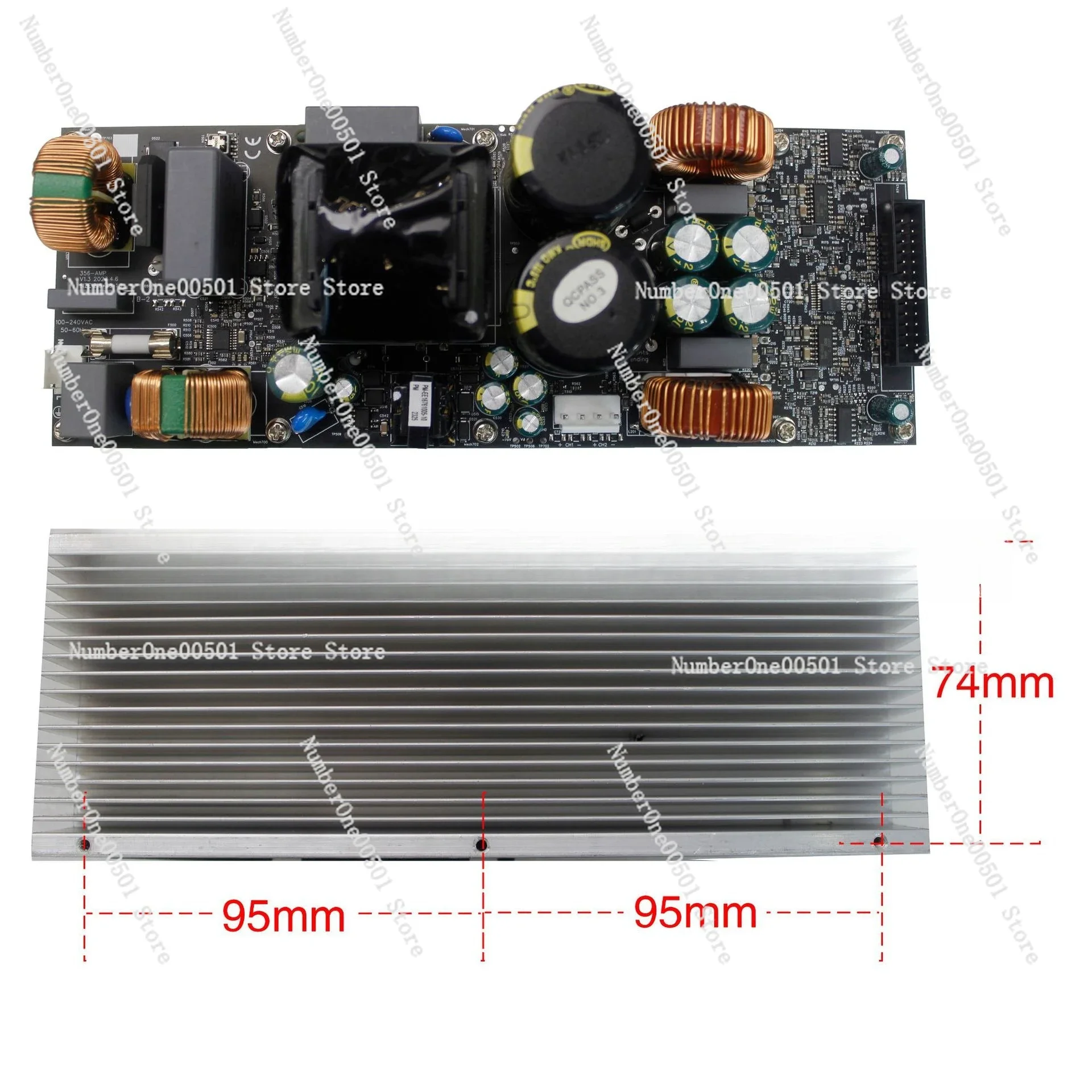 S-PRO2 Dual Channel Power Amplifier Board 2x500W Constant Voltage PA System Digital Amplifier Module -095