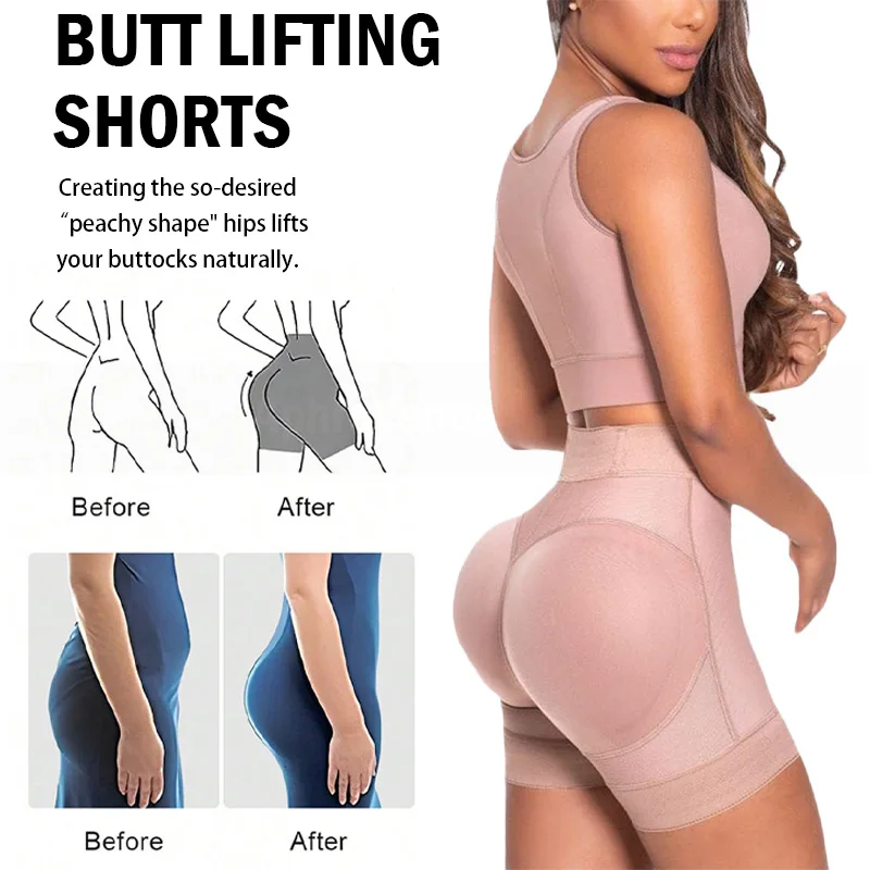 Slimming Shorts Women Body Shaper High Waist Flat Belly Panties Hip Lift Shaping Underwear Tummy Control Shapewear Fajas