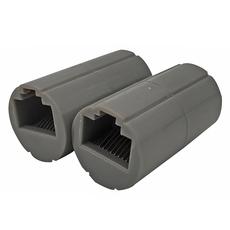 

10PCS RJ45 Circular network direct connection head 8P8C network cable connection extender eight-core waterproof adapter 18mm