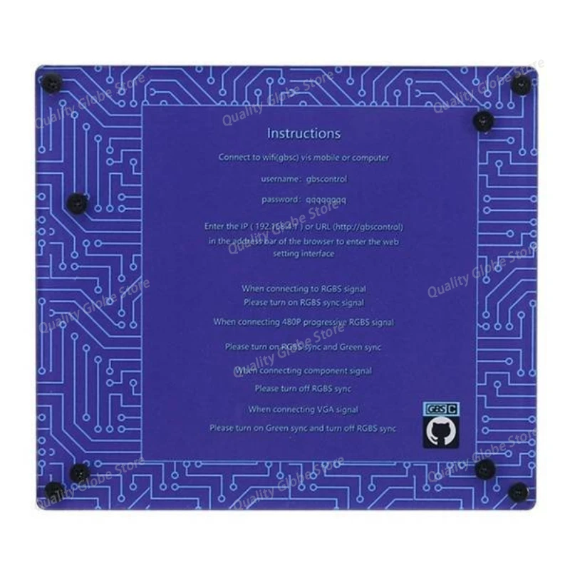 1, Purple Plastic AC100-240V Game Video Converter For GBS Control Accessories