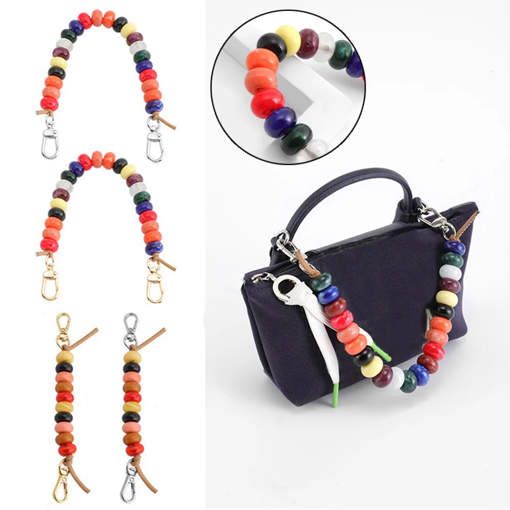 

15/31cm Acrylic Beaded Chain Bag Strap Extension Chain Shoulder Strap for Handbags Handles Decoration Bag Chain Accessories