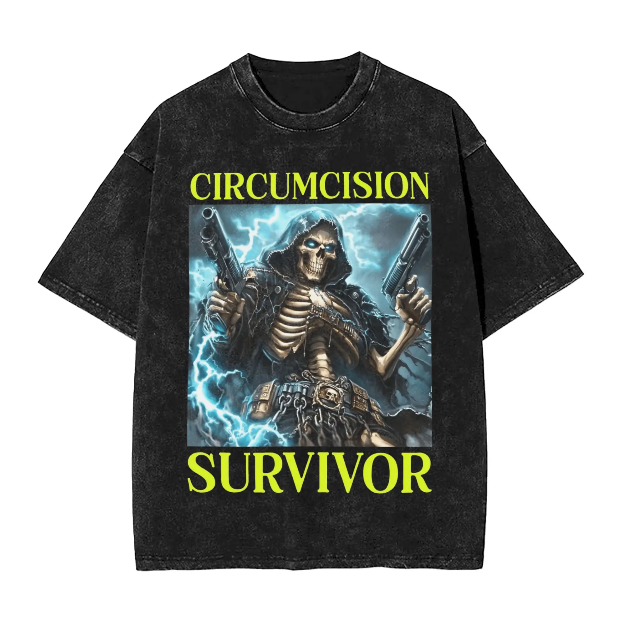 

Men Circumcision Survivor T-Shirts Tops Summer Vintage Short-Sleeved T-Shirt O-Neck Popular Pattern Tshirt Dropshipping