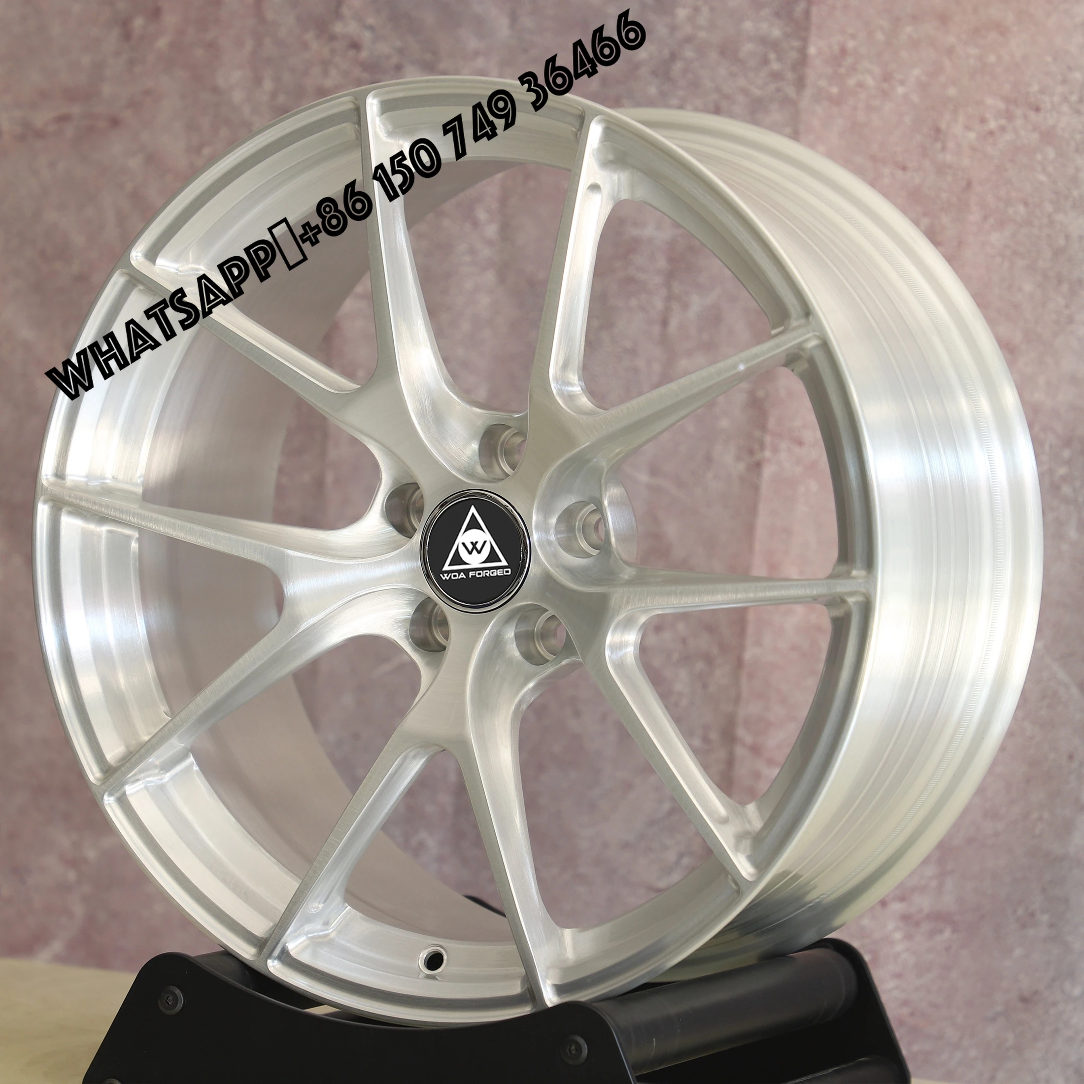 

VS5RS Chrome 6061T6 Brushed Forged Concave Car Wheels for BMW AUDI Tesla Rim Spoke Wire 5x114.3 5x130 5x120 Passenger Car Wheels