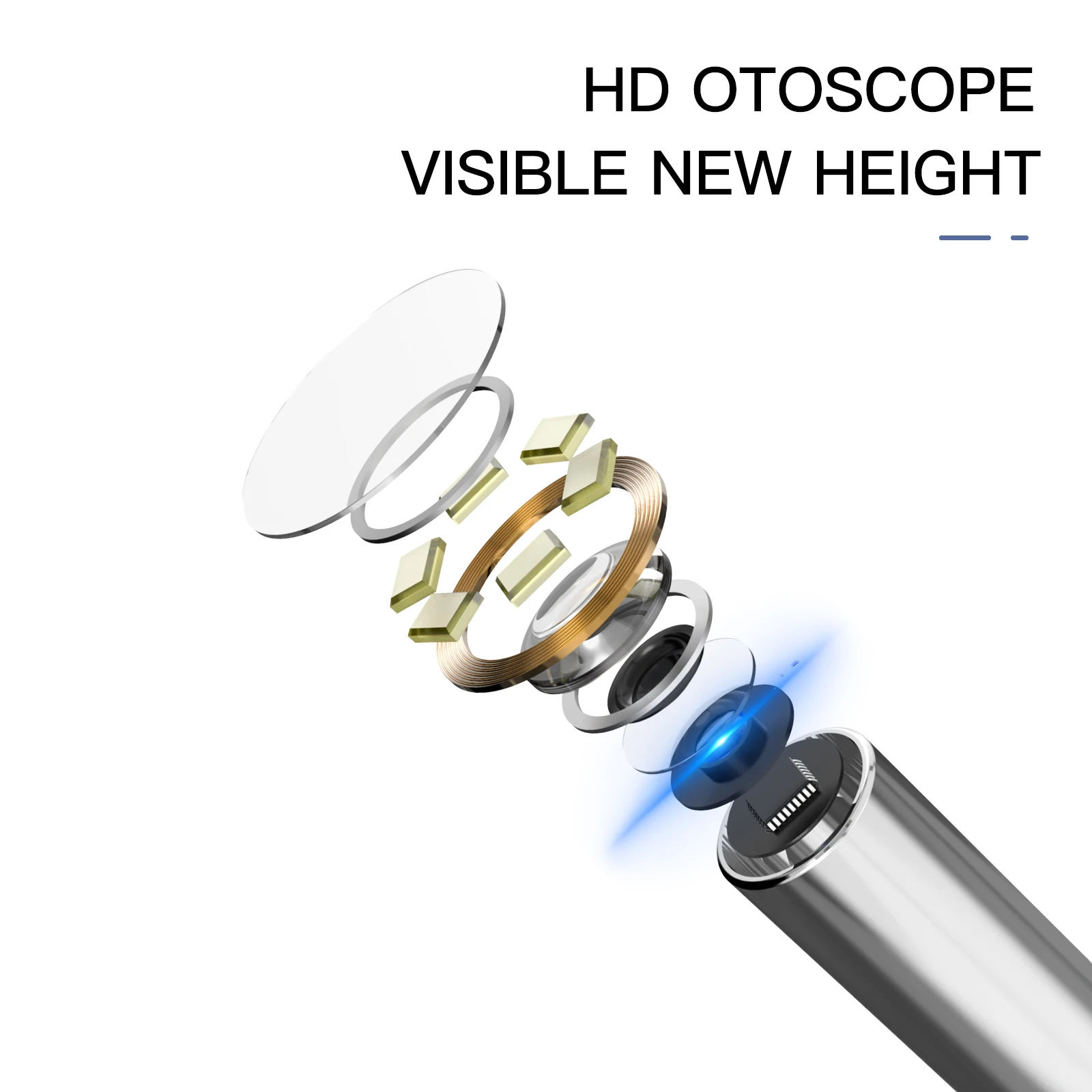 4.3mm 720P HD Visual Earscope Cleaner WIFI Ear Pick Endoscope Earwax Removal Wireless Otoscope Camera