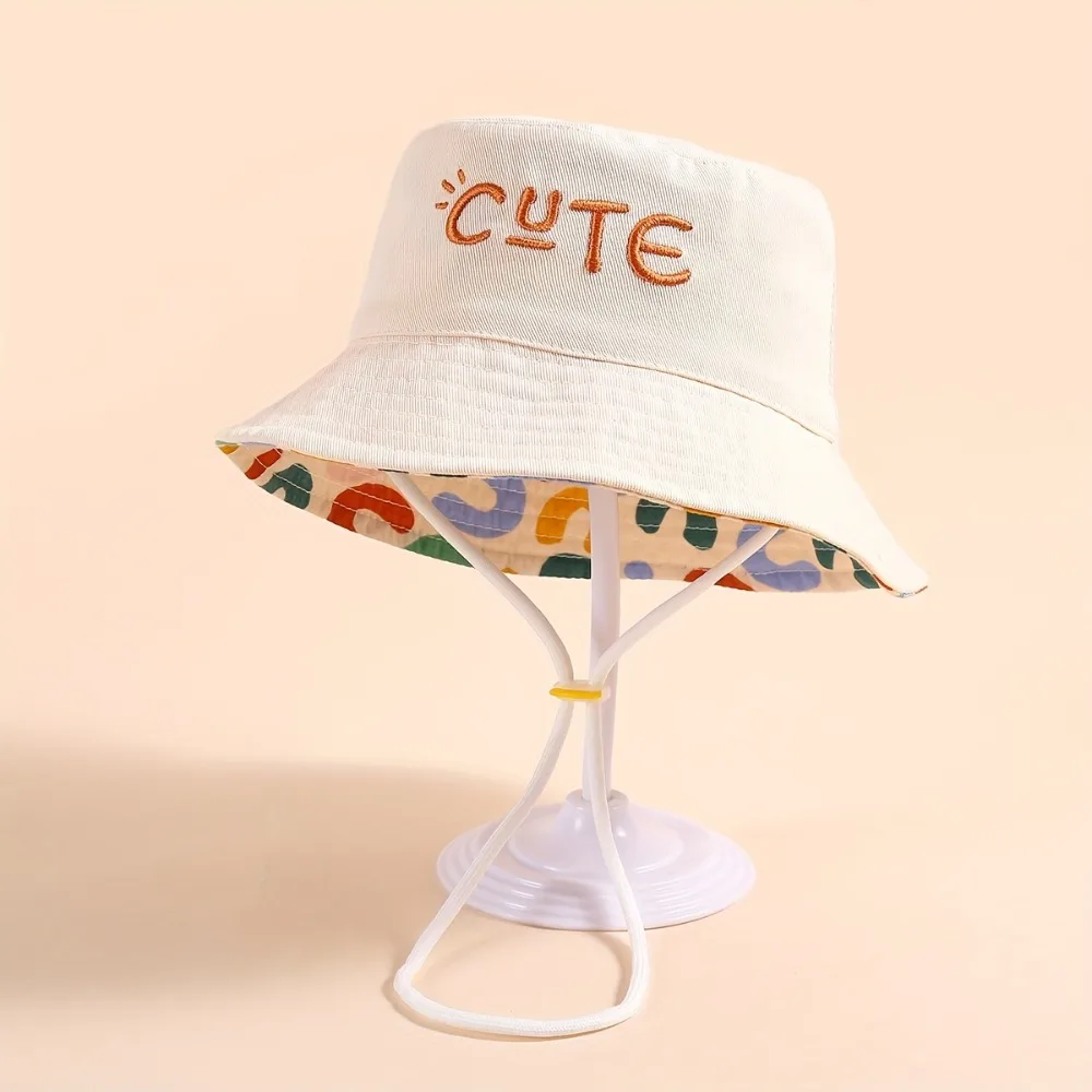 2026-summer-bucket-hat-embroidered-double-layer-fabric-lightweight-breathable-with-drawstring