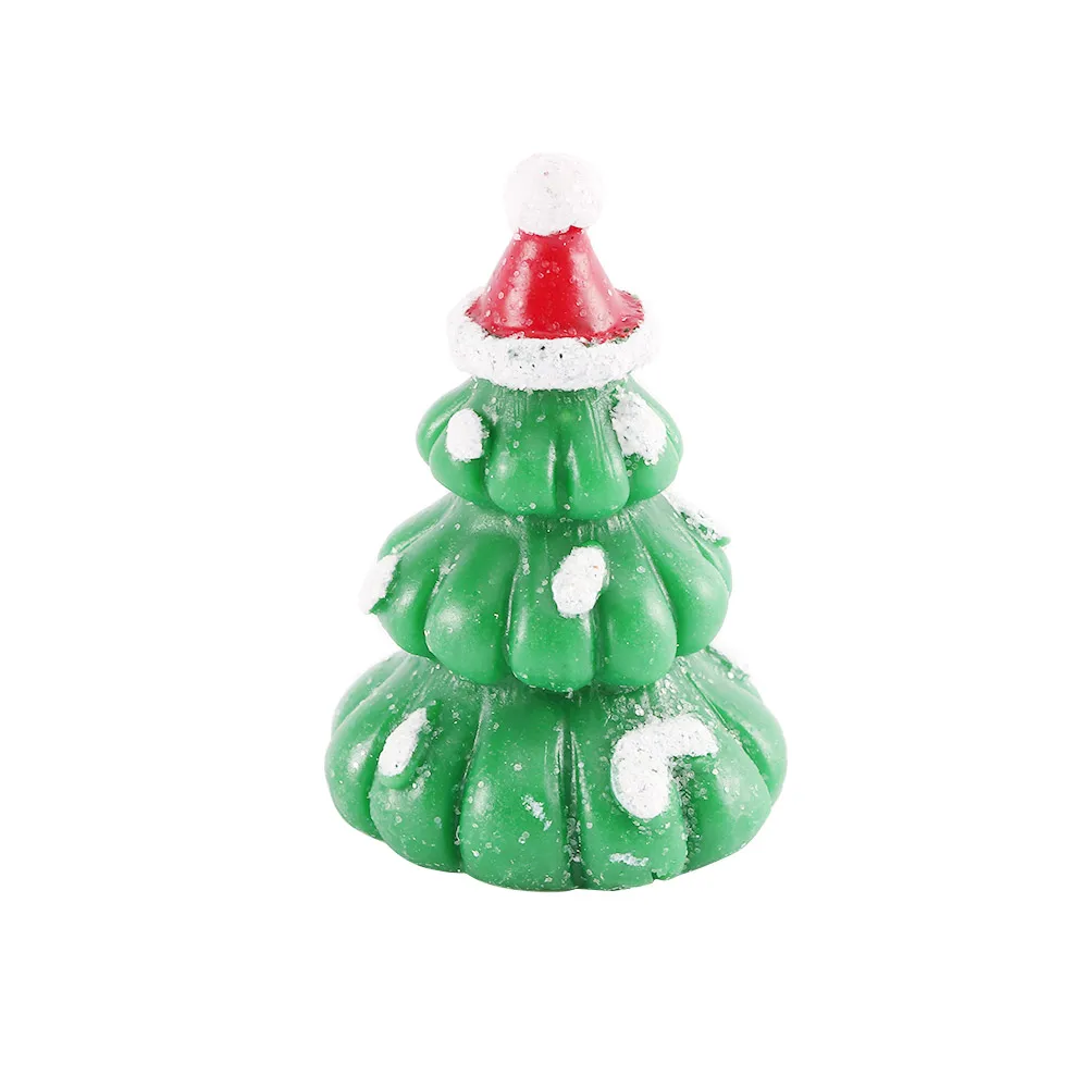 Gift Box Tree Figures Dollhouse Decoration Terrarium Christmas Miniature Figurines Micro Landscape Ornaments