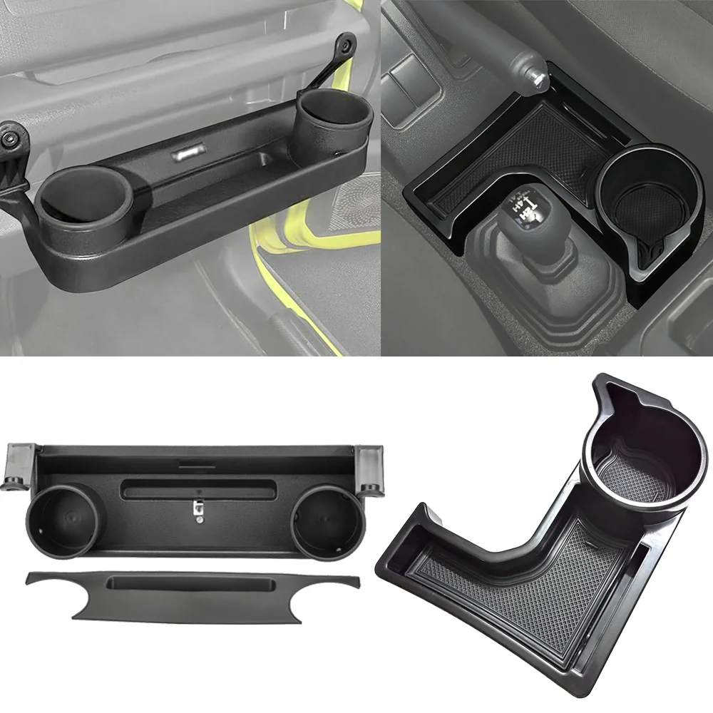 

Car Co-pilot Handle Expansion Storage Box Gear Shift Organizer Cup Tray AT Model for Suzuki Jimny JB64 JB74 2019-2024 Accessory