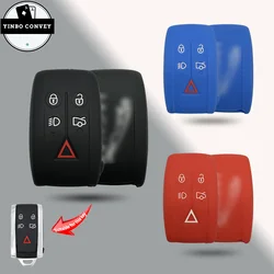 YINBO- 1PCS Silicone Key Protective Case Remote Car Key Logo For Jaguar XF XFR XK XKR 2009 2010 2011 2012 2013