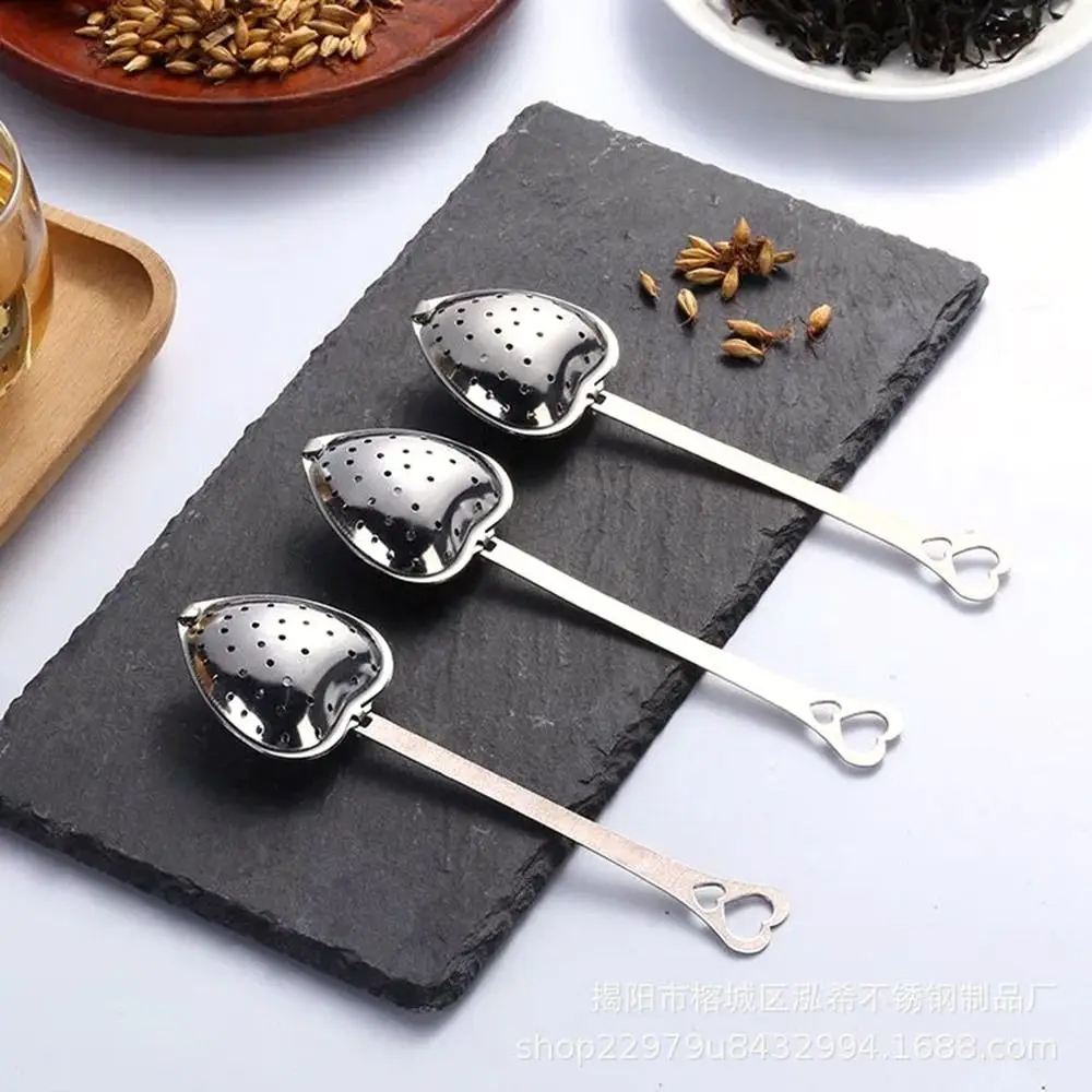 Teapots Cups with Handle Spice Loose Leaf Tea Stainless Steel Strainer Spoon Filter Tea Infuser Diffuser