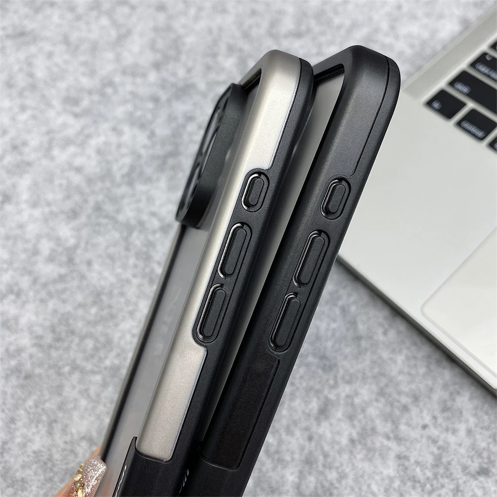 Einfarbige Silikon-Schutzhülle mit Kantenschutz für iPhone 18 17 Pro Max Air 16 15 14 Plus 13, Kameralinsenschutz, stoßfeste Abdeckung – Detail 7