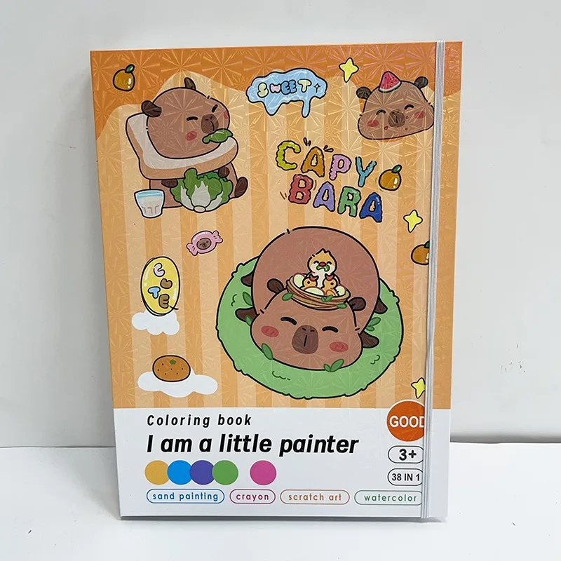 Crayon Watercolor Fluorescent Liquid Colored Lead Graffiti Book Educational Children's Painting Coloring Book