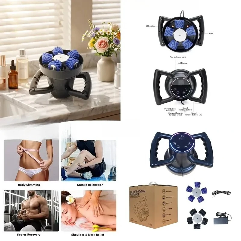 5D 8D Vibrating Roller Massager Internal Therapy Slimming Machine for Body Shaping in Spa Clinics