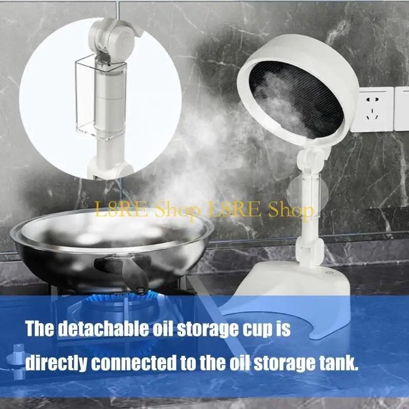 

L8RE Lightweight Foldable Exhaust Fan for Small Kitchens and Apartments Hood