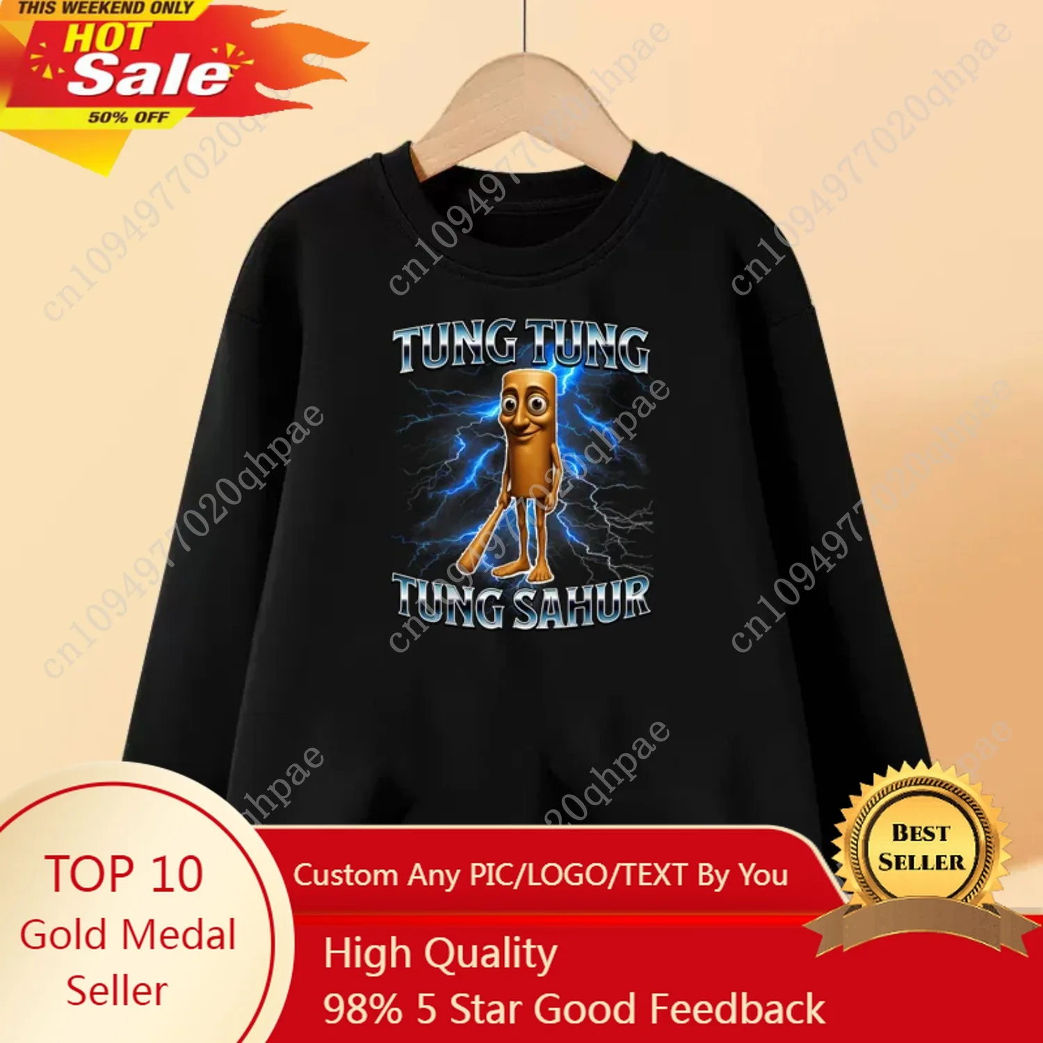 الإيطالية Brainrot طويلة الأكمام تي شيرت للأطفال الربيع والخريف القطن قميص للبنين بنات الكرتون القمم 3-14T #1