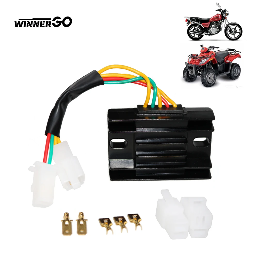 Motorrad-Spannungsregler-Gleichrichter für Suzuki AN 125 150 Burgman Vecstar EN125 UE125 150 E1 Vergaser 32800-22D20 32800-37G10 – Detail 2
