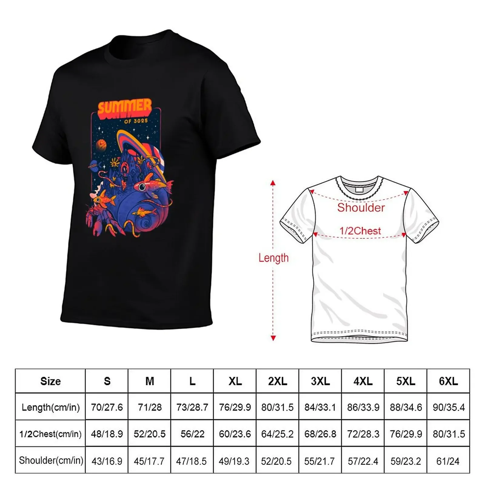 Summer magic of 3025 (alternative color palette) T-Shirt Funny t-shirt luxury clothing labubu shirts men graphic