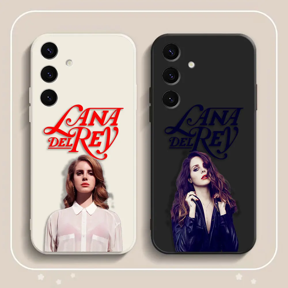 

Hot Singer Lana Del Rey Custom Photo Phone Case For Samsung Galaxy S25 S24 S23 S22 S21 S20 FE S10 S30 S11 ULTRA PLUS TPU Case