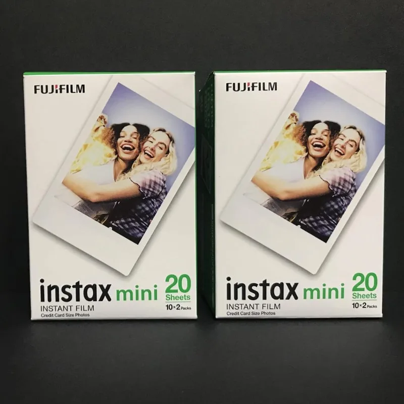 Fujifilm INSTAX Mini Instant Film 4 Pack 40 Sheets (White) for Fujifilm Mini 8 & Mini 9 Cameras + Microfiber Cloth