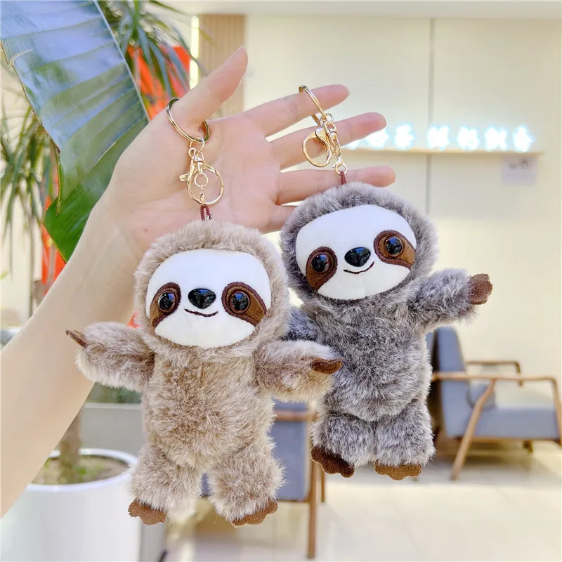 Plushie Key Pendant Cute Animal Sloth Doll Charm Bag Charm Backpack Accessory Soft And Comfortable Key Pendant For Family Friend