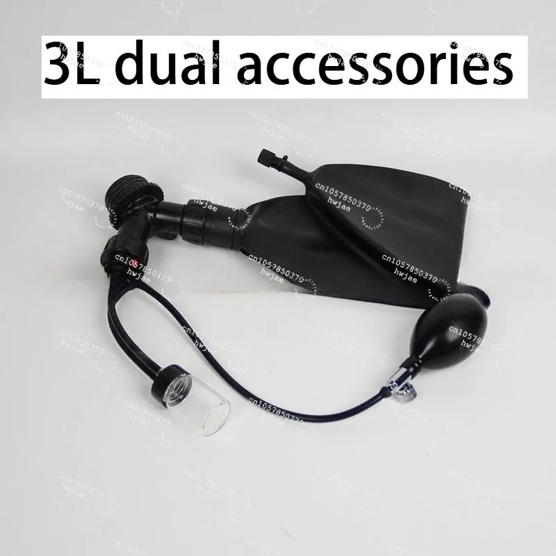 For Inflatable Latex Breathing Sac, Breath Restriction Control, Latex Mask & Gas Mask Replacement Parts