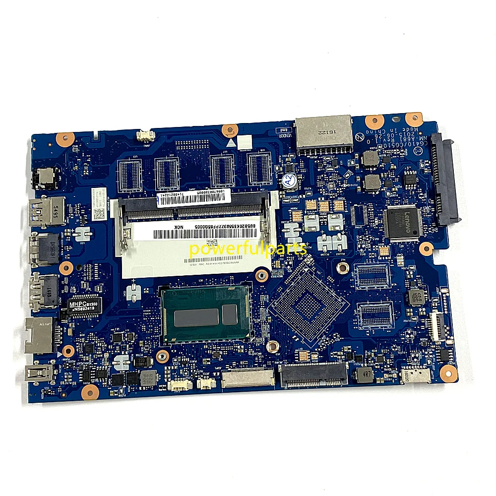 

For Lenovo 100-15IBD B50-50 Motherboard I3-5005U I5-5200U Cpu On-Board CG410 CG510 NM-A681 Mainboard Working Good