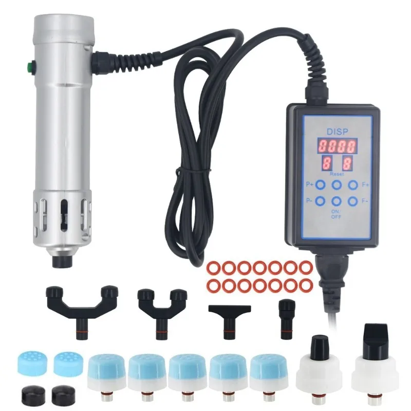 New Electric Bone Setting Gun Chiropractic Gun Shock Wave Physiotherapy Instrument External ED 2-in-1 Massage Instrument