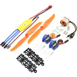 A2212 2212 2200KV motore Brushless 30A ESC motore 6035 elica SG90 9G Micro Servo per parti di elicotteri aereo ad ala fissa RC