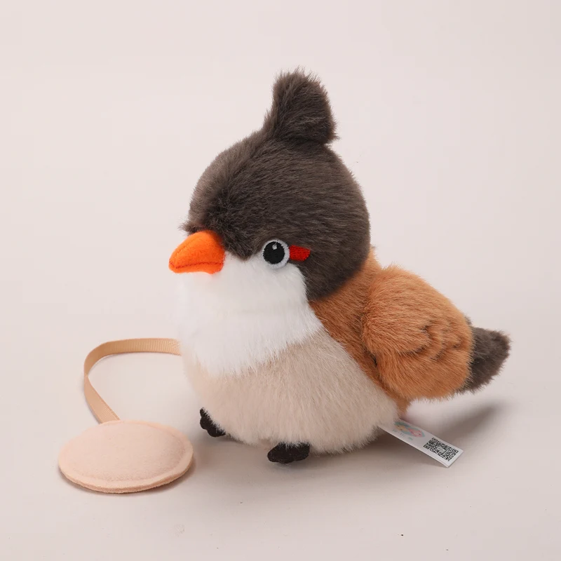 Realistic Bird Plush Toy - Magnetic Shoulder-Standing Bird Doll, Soft Stuffed Bird Figurine, Cute Companion Toy, Perfect Gift