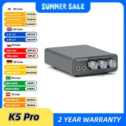 Fosi Audio K5 PRO Gaming USB DAC With Microphone Headphone Amplifier Desktop Mini Audio DAC Amp For PS5 PC