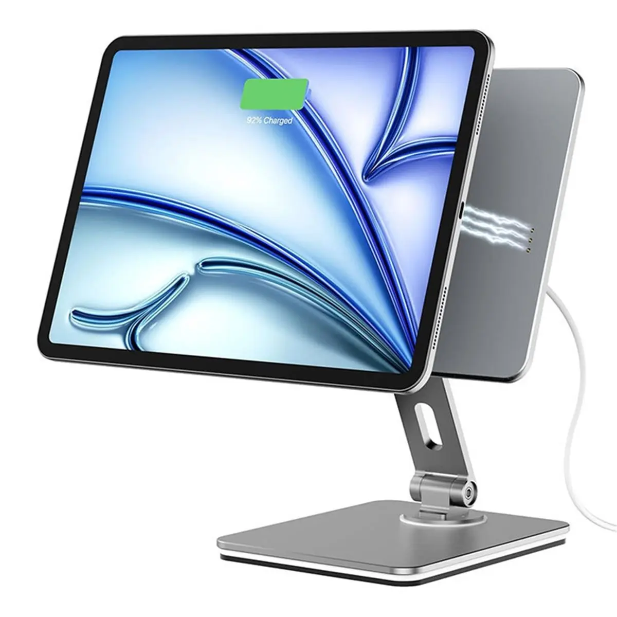 

doyme Magnetic Charging Tablet Stand for IPad Pro/Air,Rotatable Folding,Self-Contained Installation