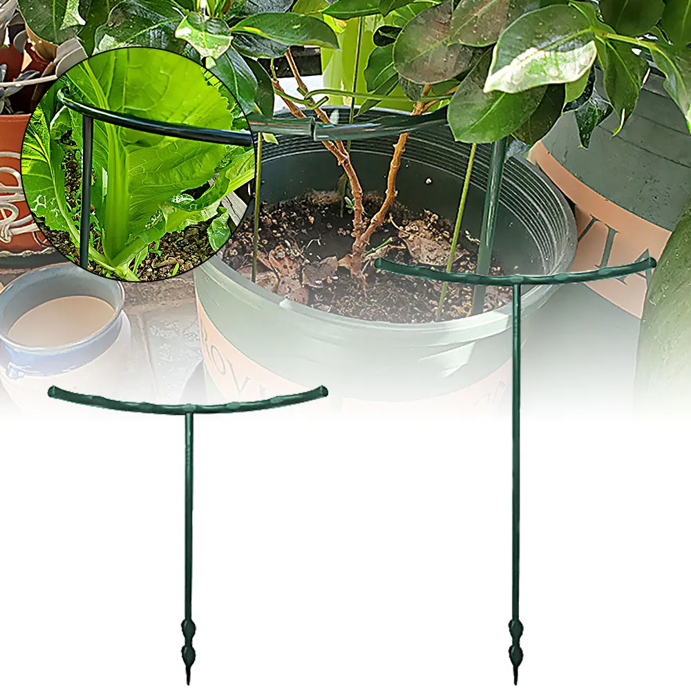 

Plastic Plant Support Pile Stand for Flowers Semicircle Fastening Holder