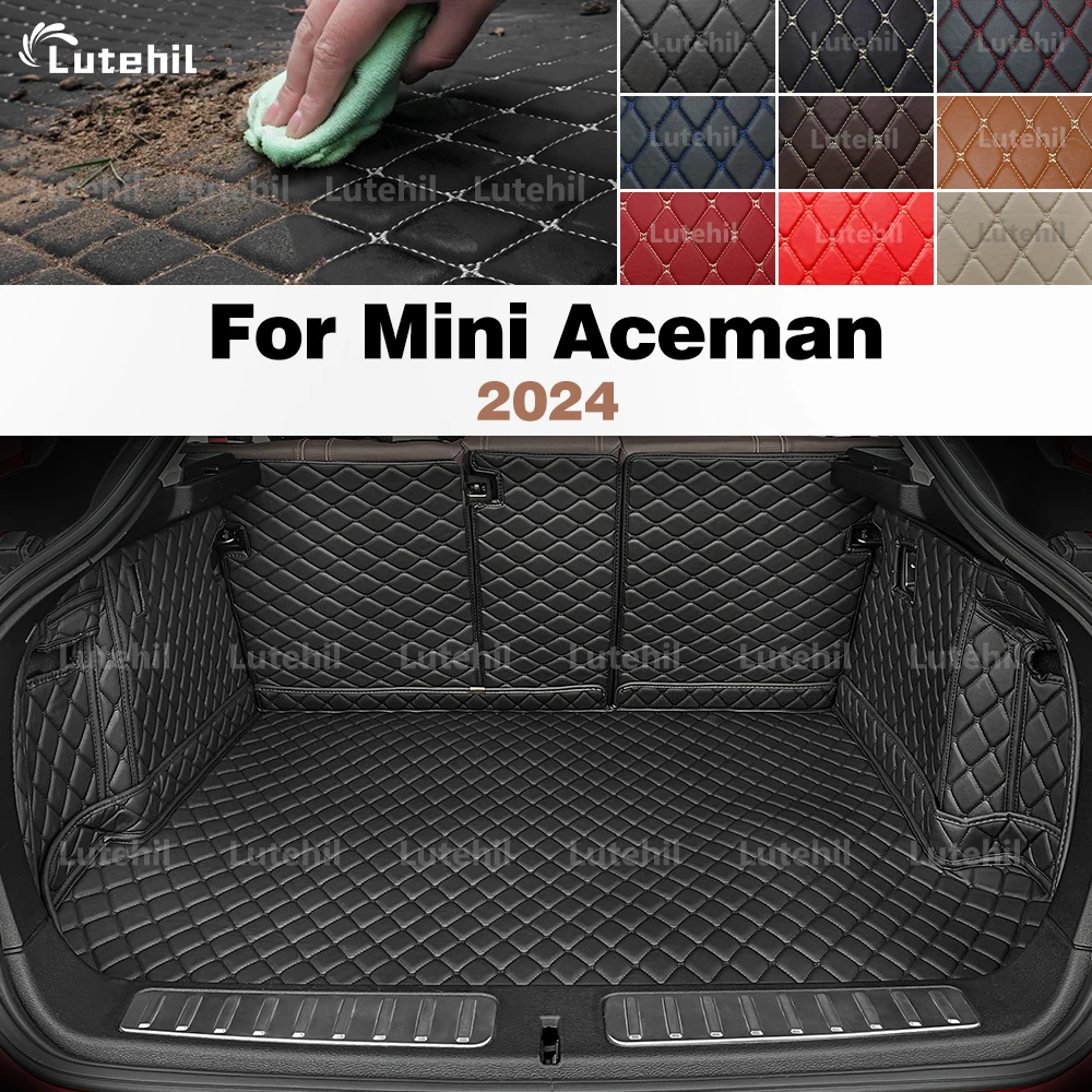 

For Mini Aceman 2024 Auto Full Coverage Trunk Mat Car Protective Pad Cargo Liner Interior Accessories